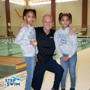 Rowdy Gaines Visits with Step Into Swim Grant Beneficiaries Swim for Charlie